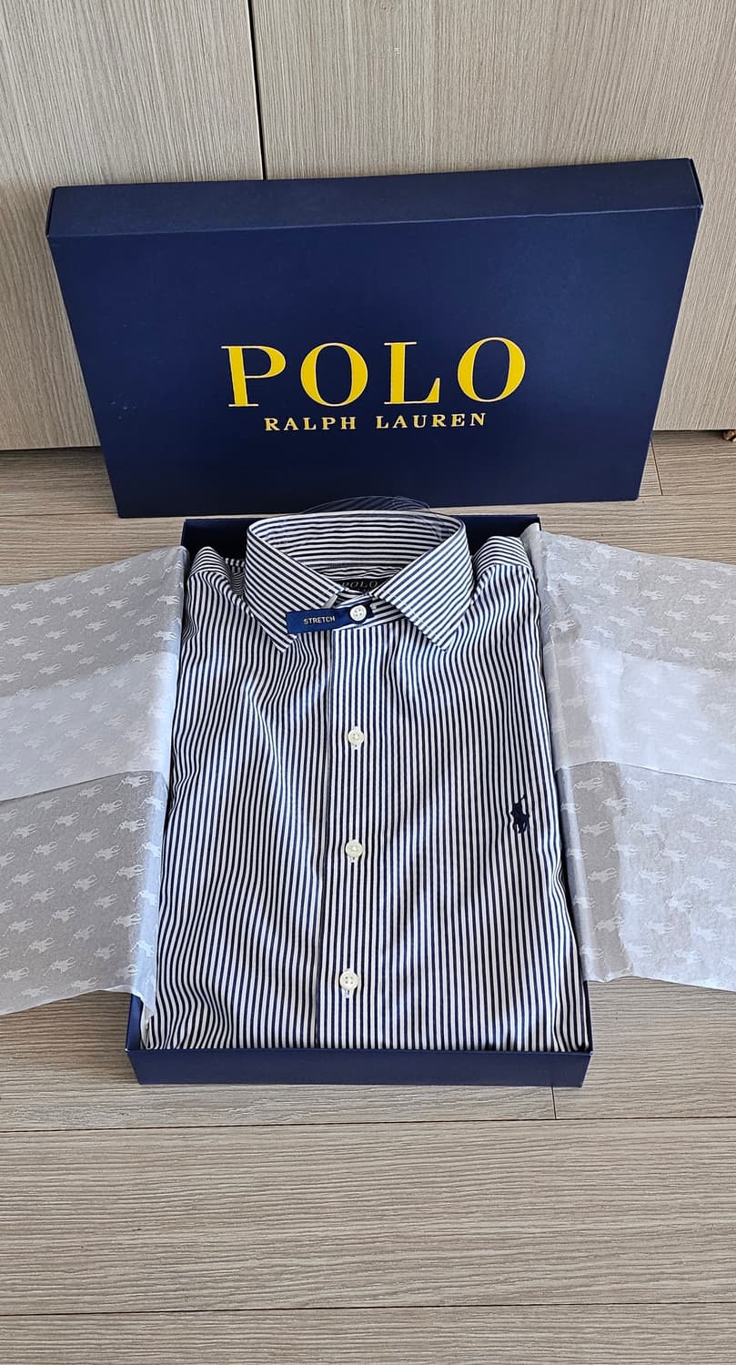 [백화점 정품] 폴로 랄프로렌 클래식핏 스트라이프셔츠 M(한국 100) 상품이미지2