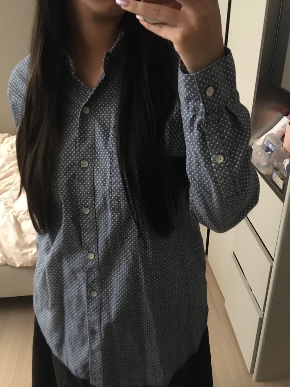 GAP 빈티지 도트 셔츠 상품이미지2