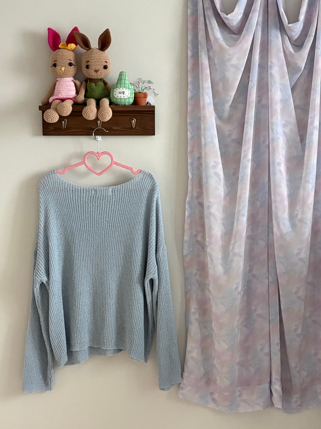 소라색 니트 상품이미지2