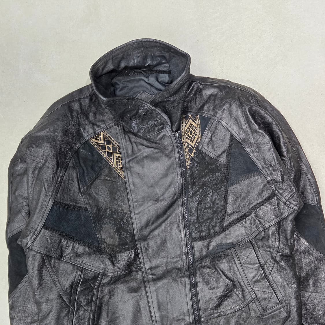 caviar 페이즐리 레더자켓 s09156 상품이미지3