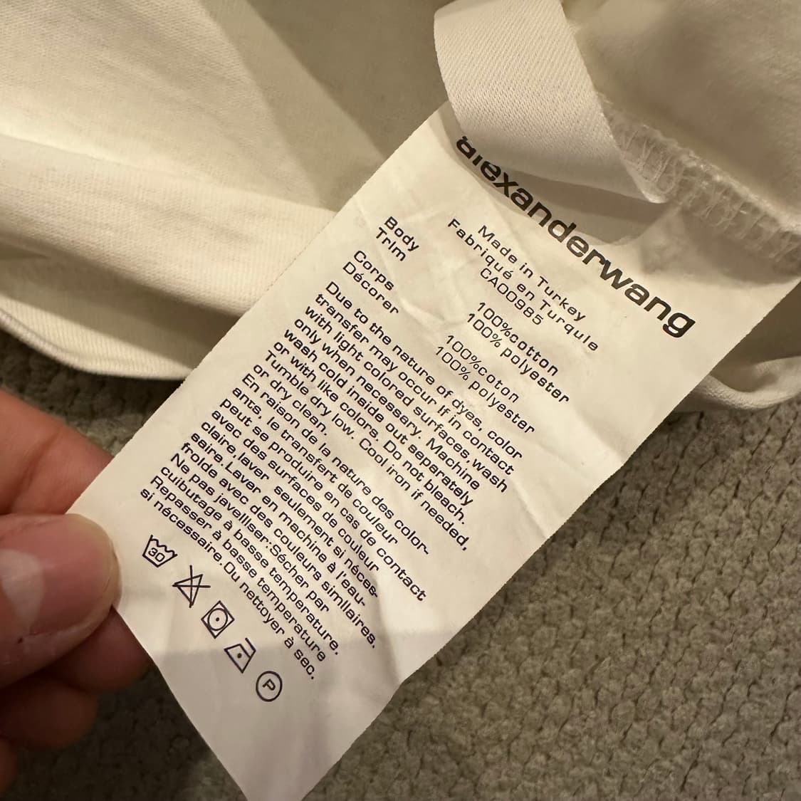 Alexander Wang 알렉산더왕 롱 슬리브 티셔츠 상품이미지7