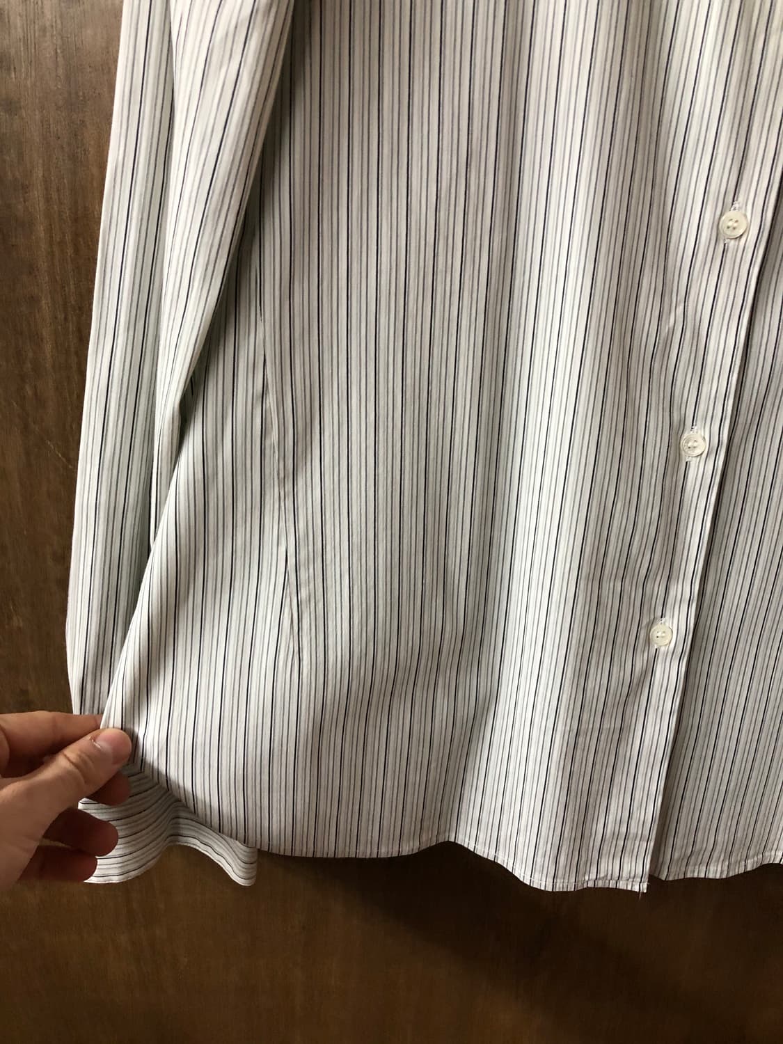 Loro piana 스트라이프 버튼 업 셔츠 48 상품이미지6