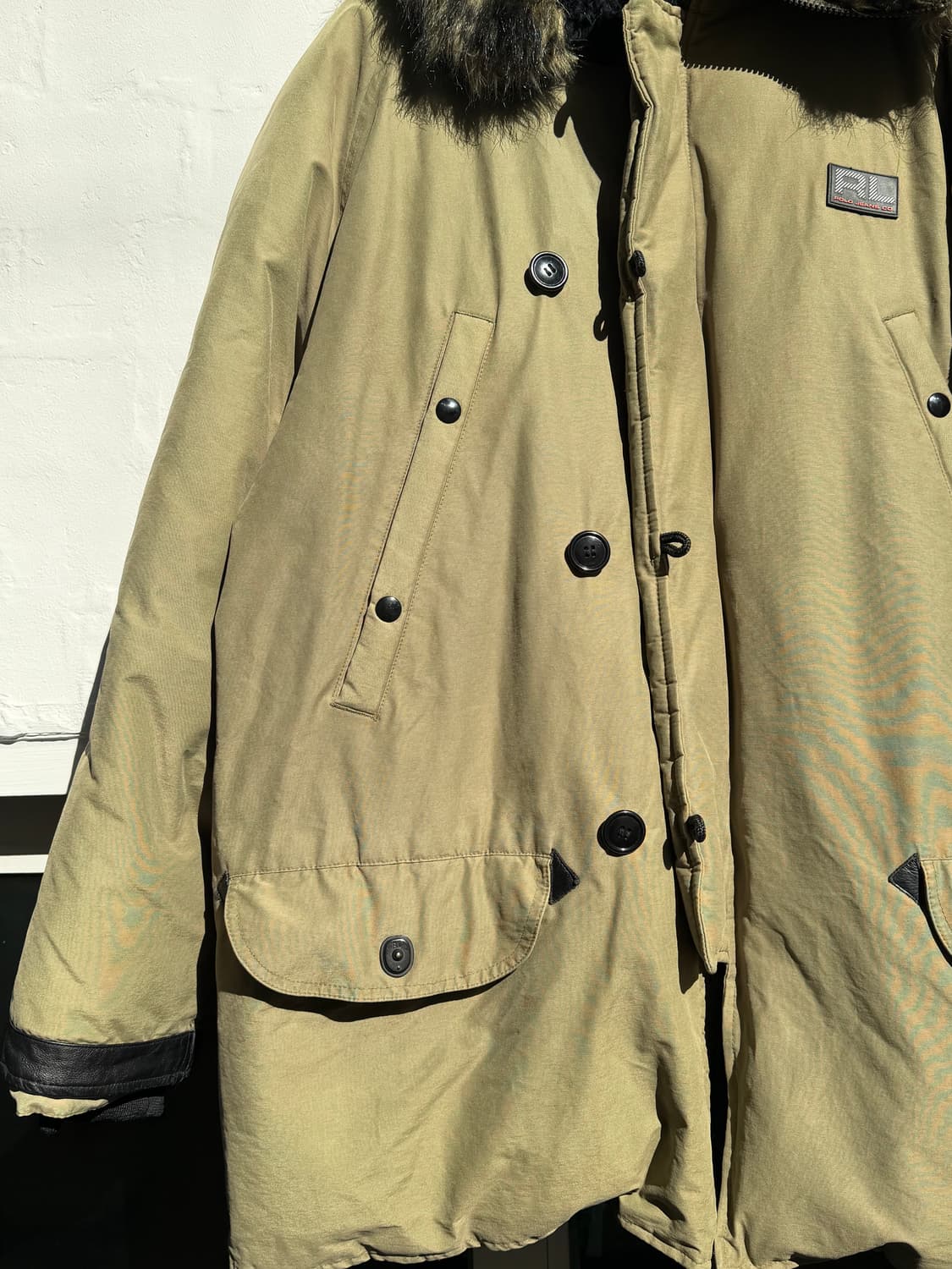 Ralph Lauren Jeans N3B 덕다운 파카 올리브 L 상품이미지2