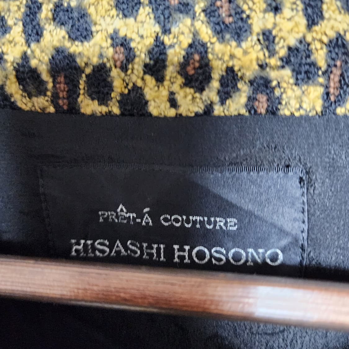 프레타 쿠튀르 호소노히사시 요지야마모토 패턴가 레오파드 자켓 상품이미지5