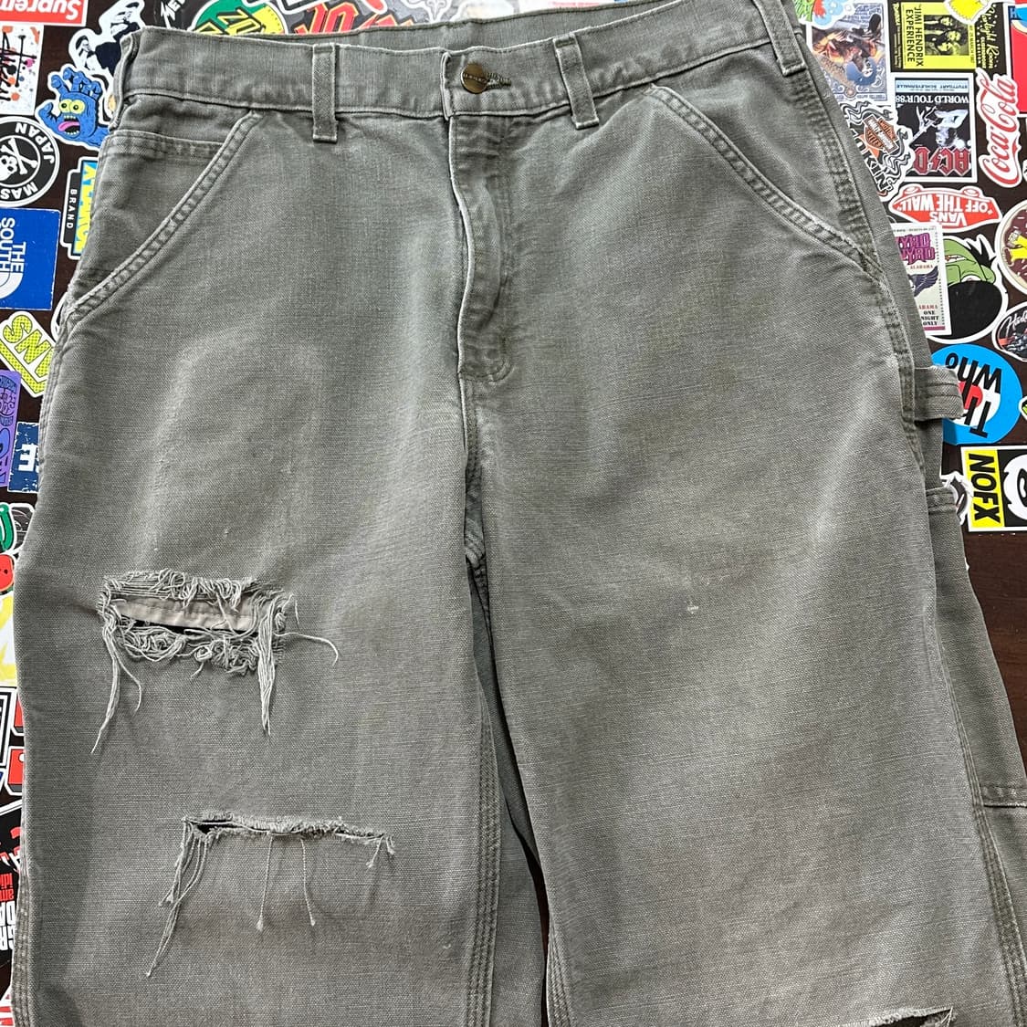 칼하트 카펜터 팬츠 B11-MOS 31 상품이미지3