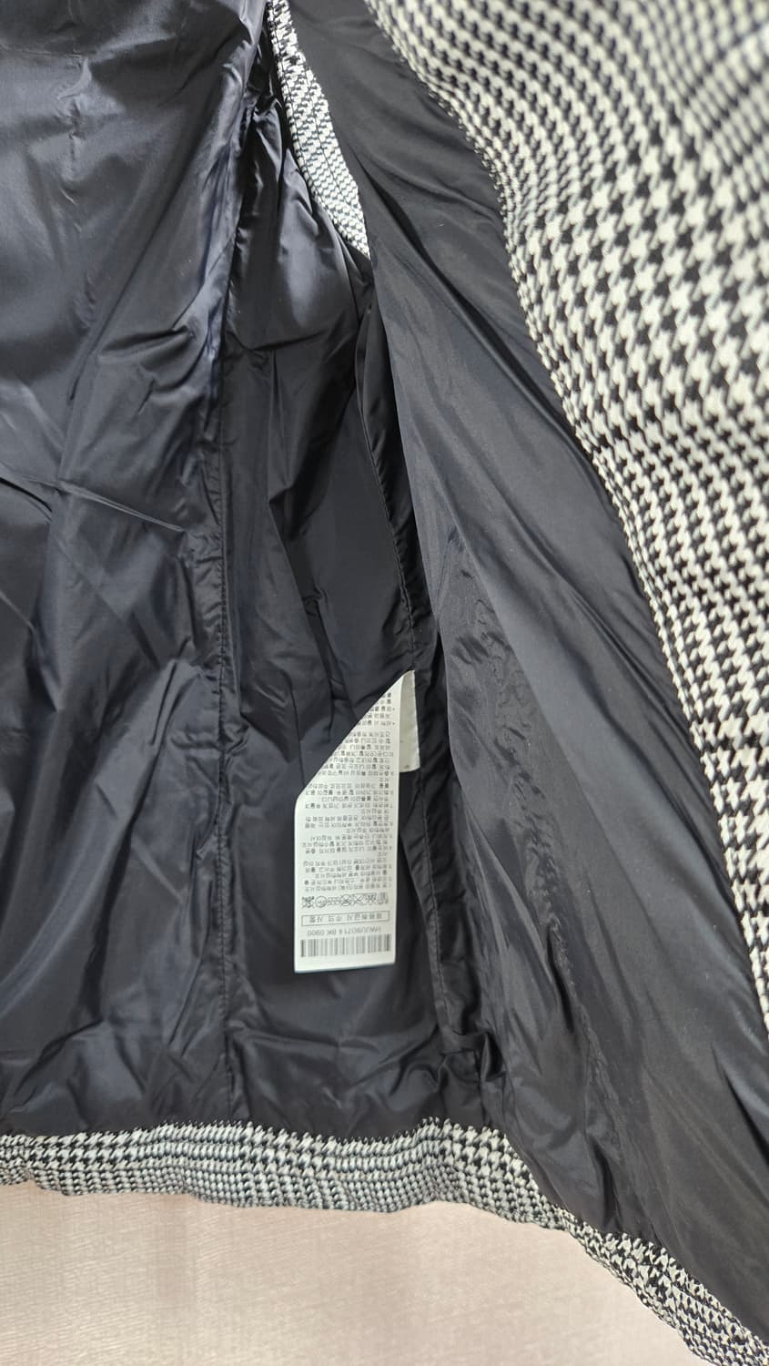 헤지스 골프 여성 90 하운드투스 체크 패턴 다운 패딩 베스트 상품이미지7