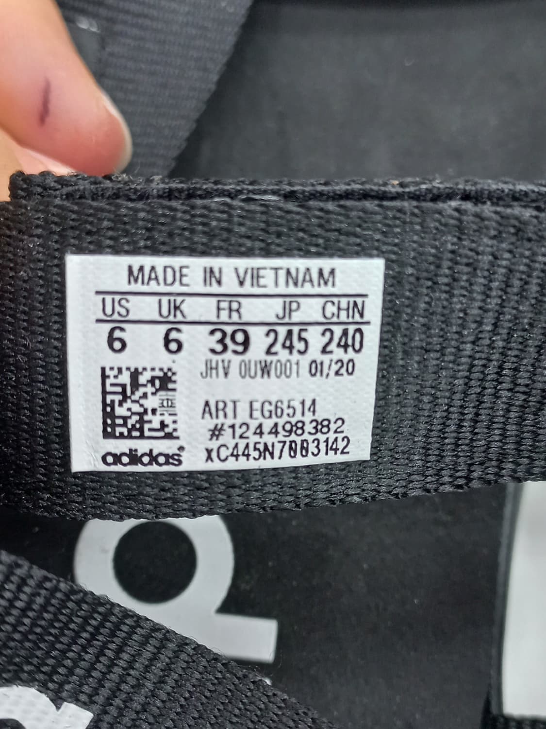 아디다스 샌들 블랙 245mm 상품이미지1