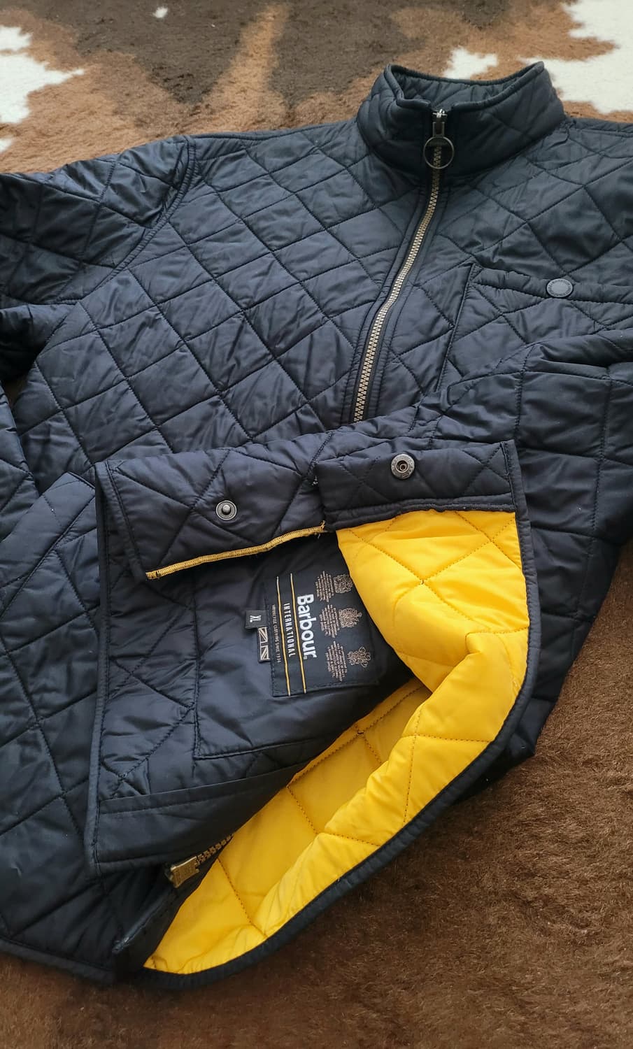 BARBOUR 남성용 퀼팅 자켓 XL 상품이미지8