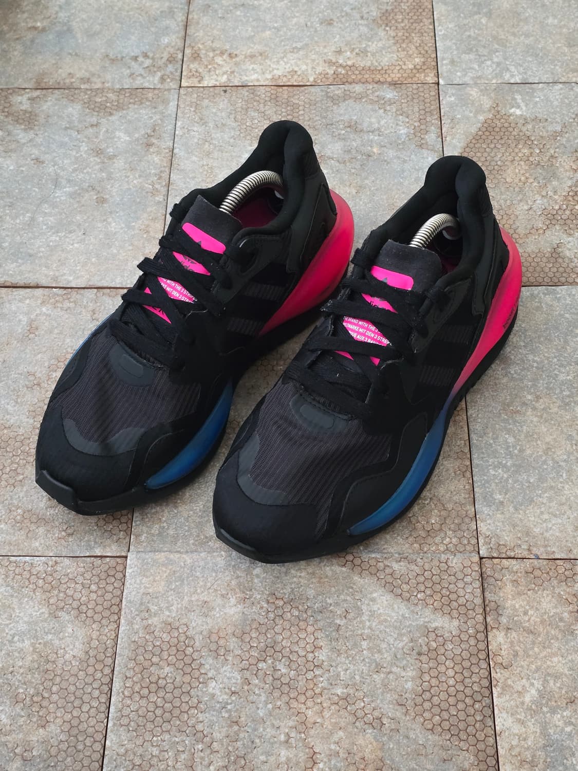 (250)아디다스 zx 알카인 블랙 핑크 상품이미지1