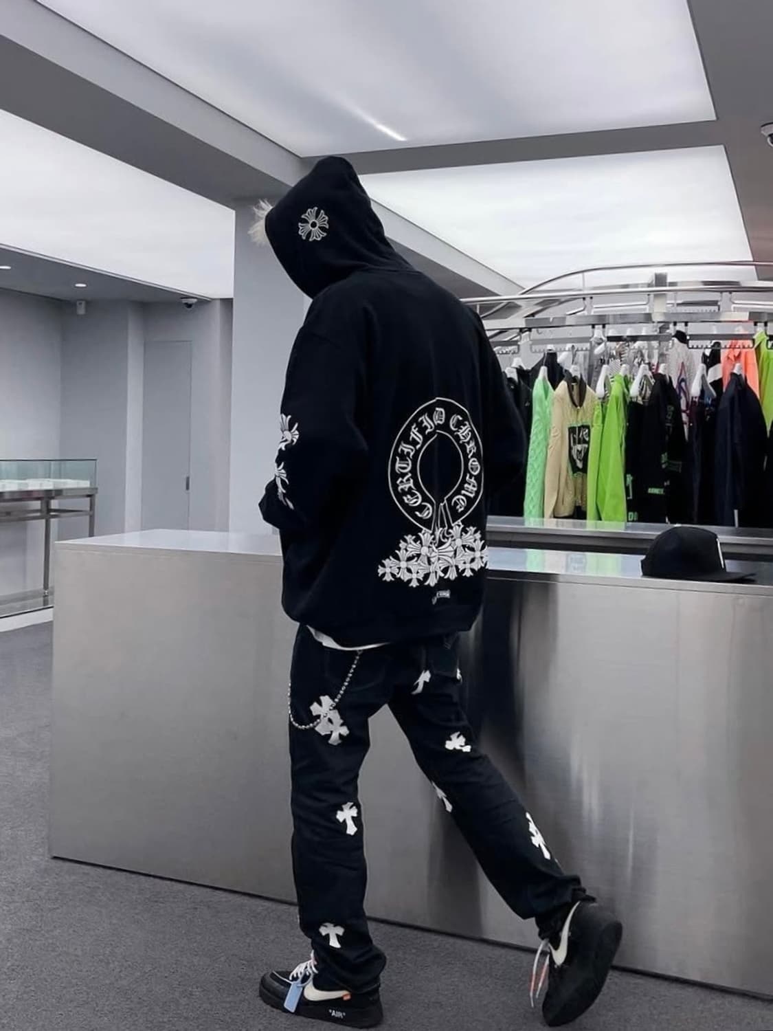 [XXL] 크롬하츠 X 드레이크 러버 보이 후드 마이애미 익스클루시브 상품이미지3