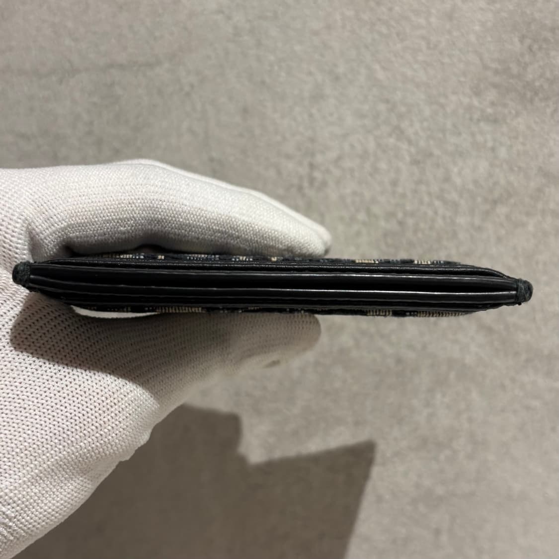 S OS사이즈 디올 오블리크 3단 카드지갑 베이지 상품이미지5