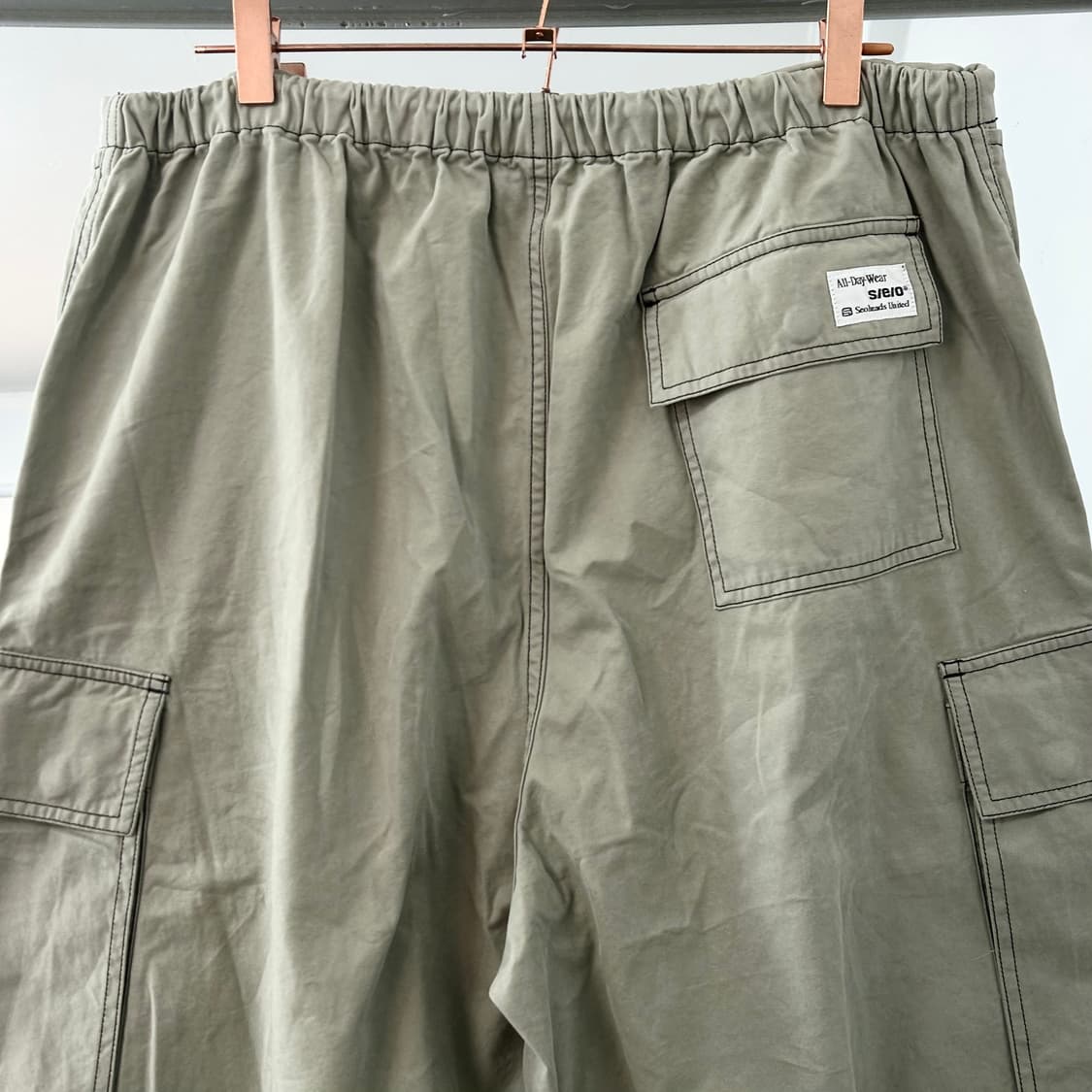 Seo 에스이오 카고 코튼 빅 팬츠 상품이미지7