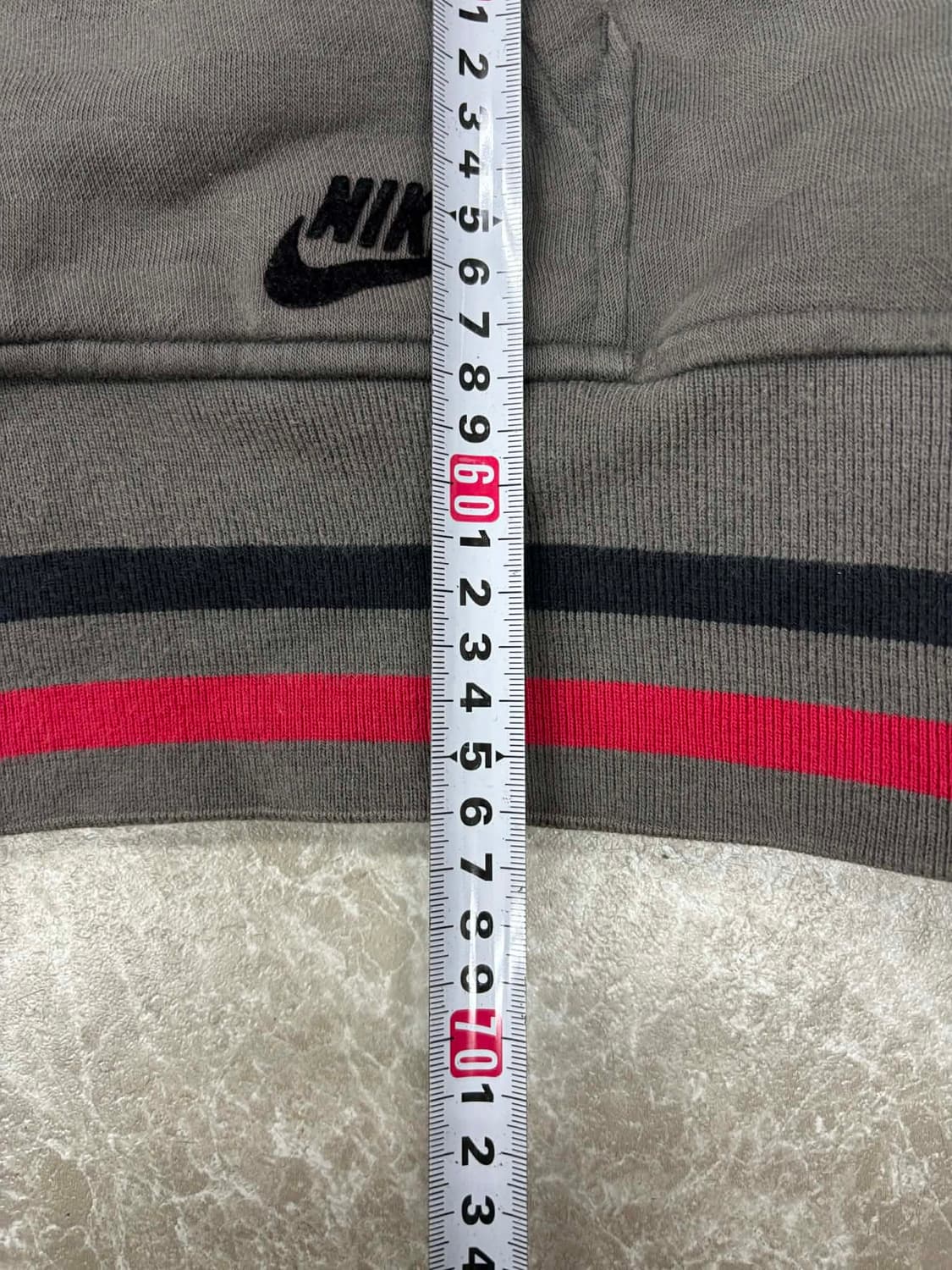 나이키 00s 아치로고 스웻 후드집업 희귀져지(L) 상품이미지8