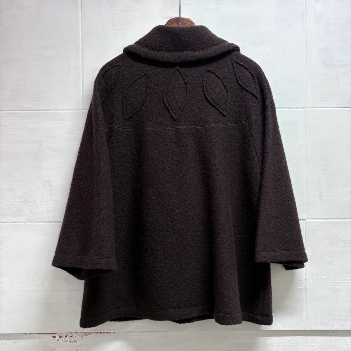 zisso 브라운 울 패치 모리걸 페어리 자켓 JPN 상품이미지6