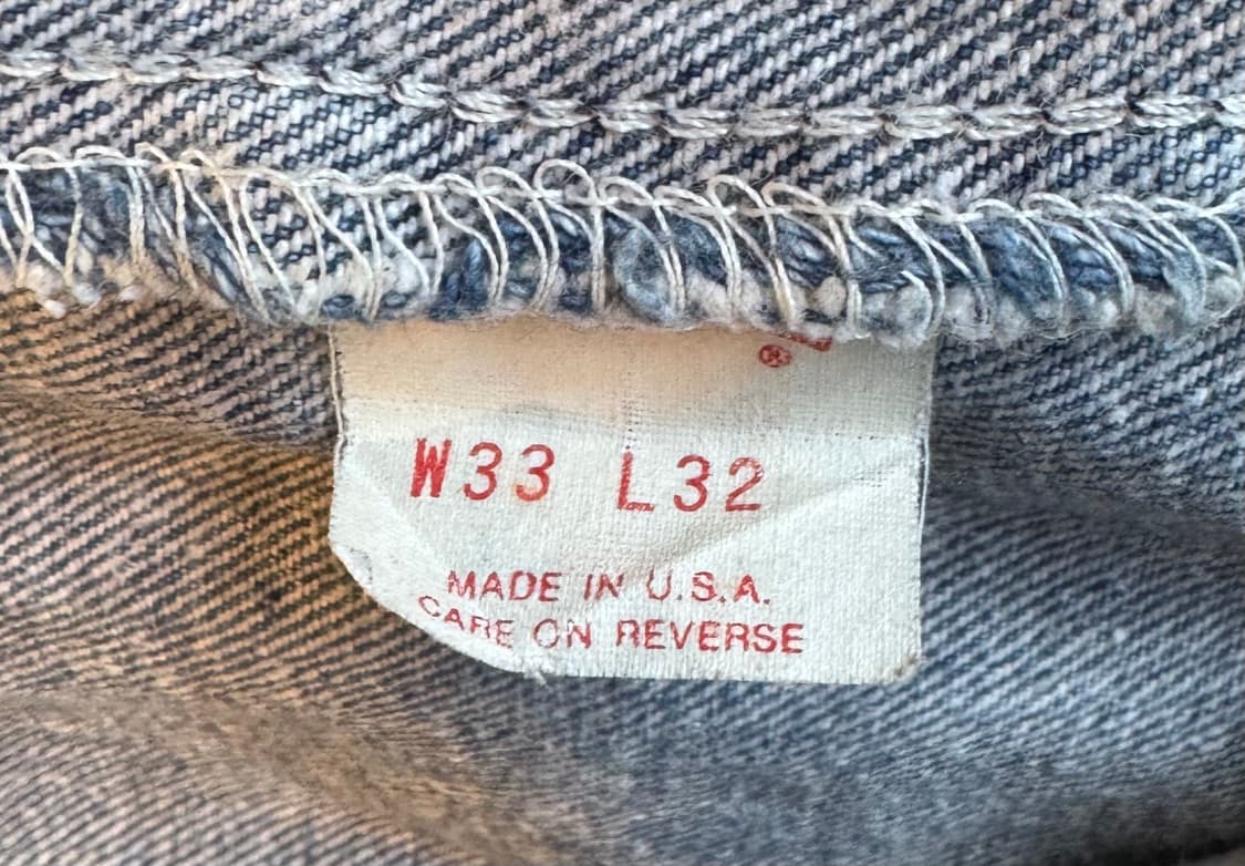 USA 빈티지 리바이스 501 데님 32~33 (632) 상품이미지4