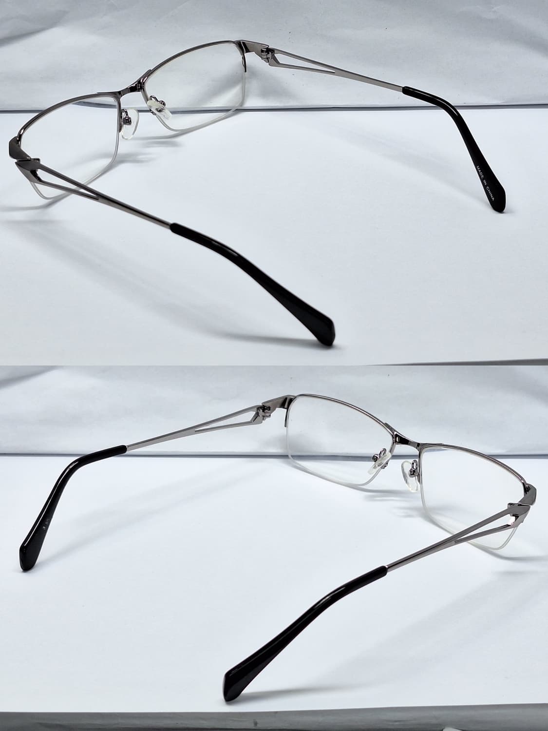 HO 09 반무테 안경테 55mm 일본 수입 비즈니스 y2k 스포티안경  상품이미지4