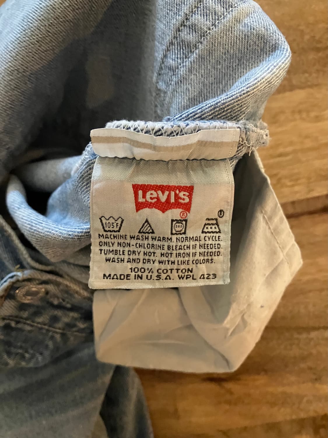 90s USA 빈티지 리바이스 501 데님 팬츠 빅사이즈 상품이미지9