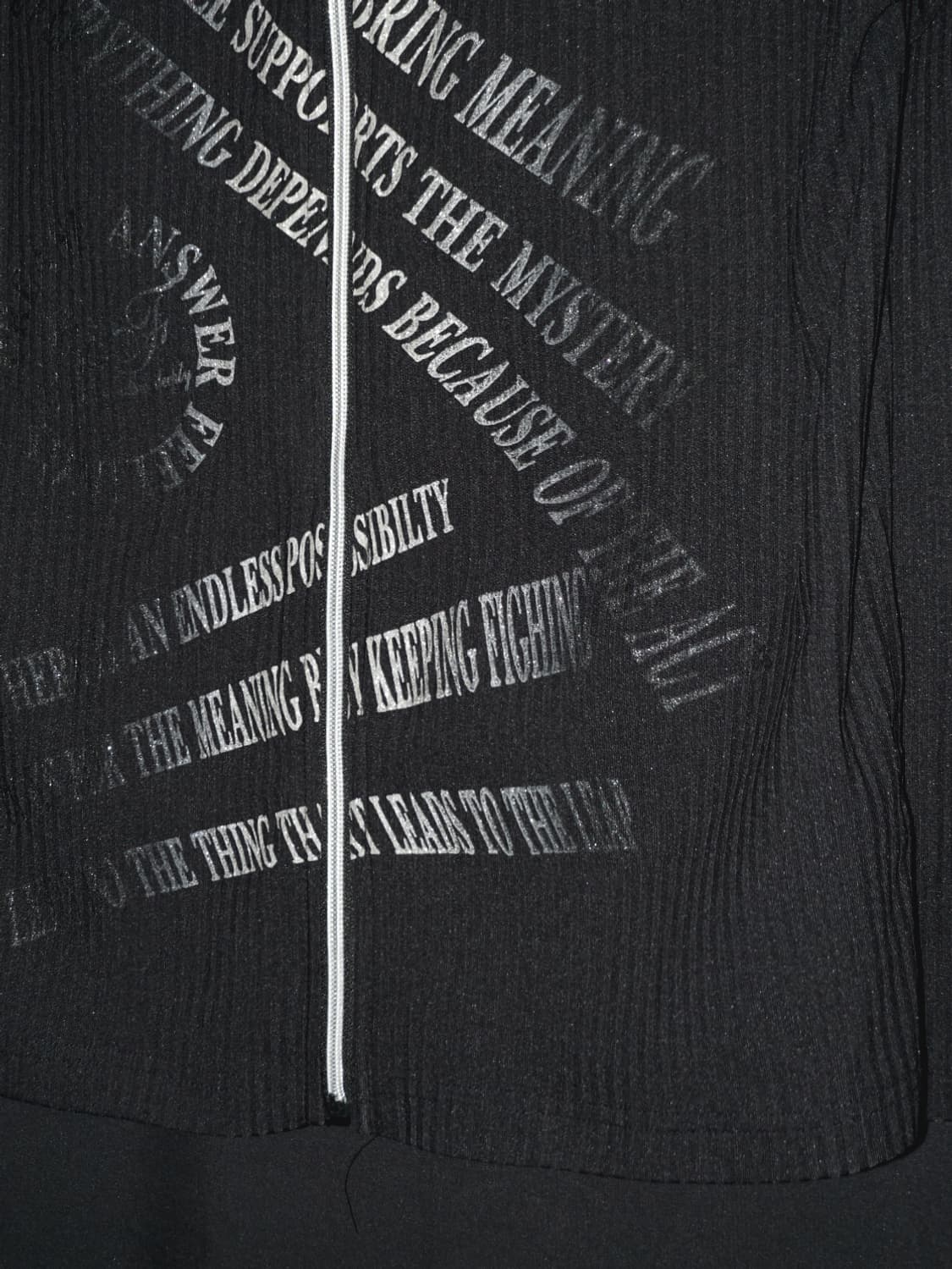 (collins) punk glitter zip-up hood  상품이미지2