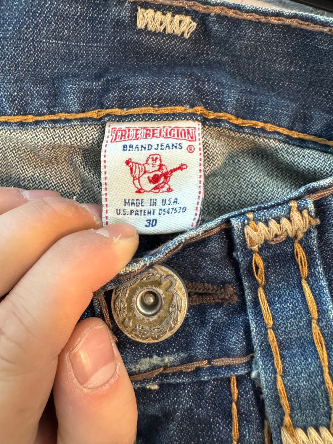 트루릴리전 h2k 조이 수퍼 T 데님 30 상품이미지5