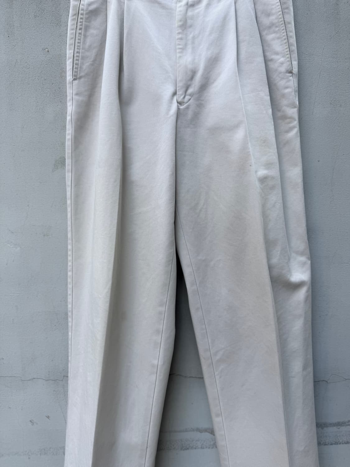 맥그리거 크림 투턱 트라우저 상품이미지3