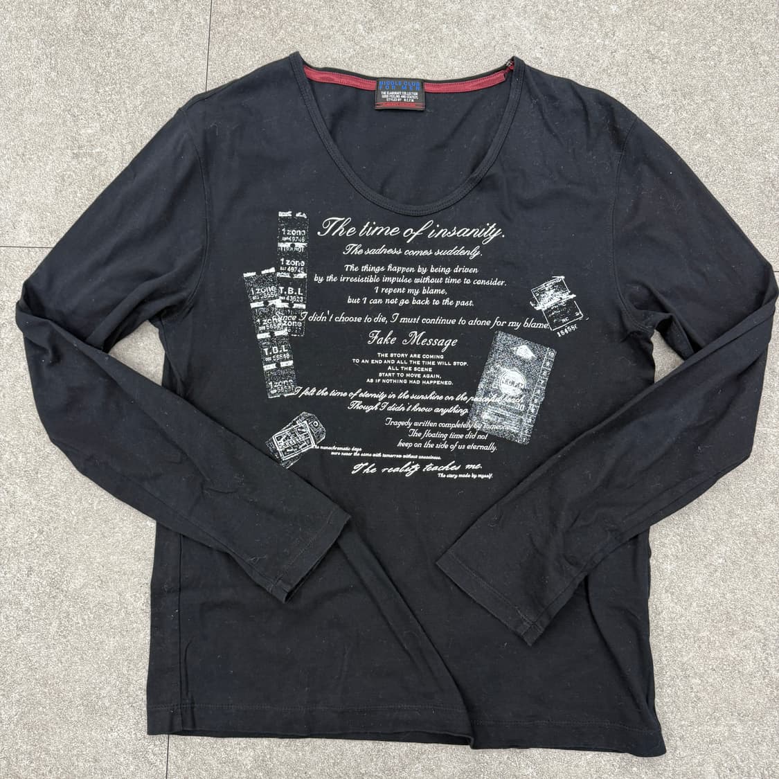 남녀공용 사이즈 긴팔티셔츠 상품이미지4