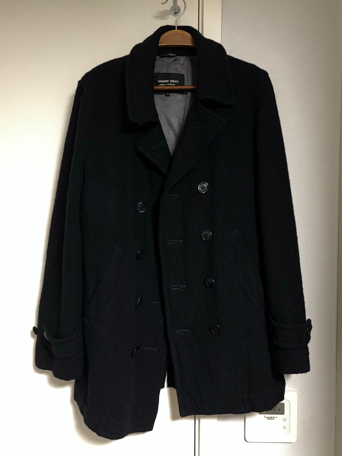 꼼데가르송 옴므 듀스 축융 울 코트 상품이미지2