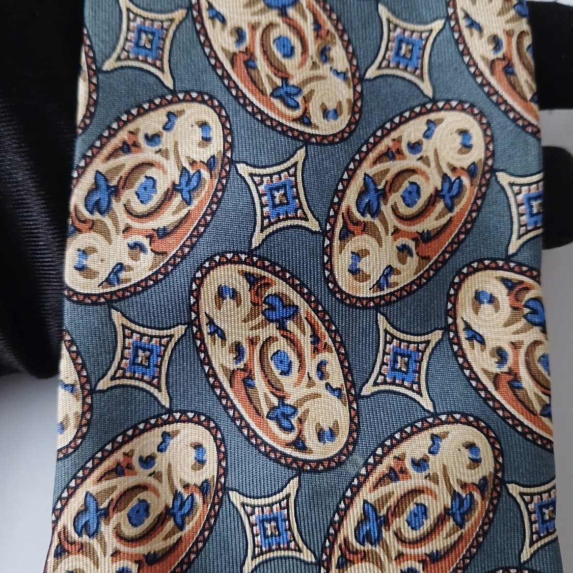 트루사르디 실크 페이즐리 오브제 넥타이 9.7cm A등급 A19128 상품이미지6