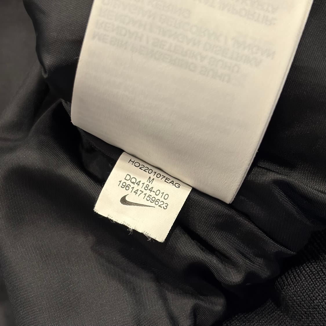 [M] 나이키 해브어나이키데이 블랙 후드 워크 집업 자켓 D880 상품이미지7