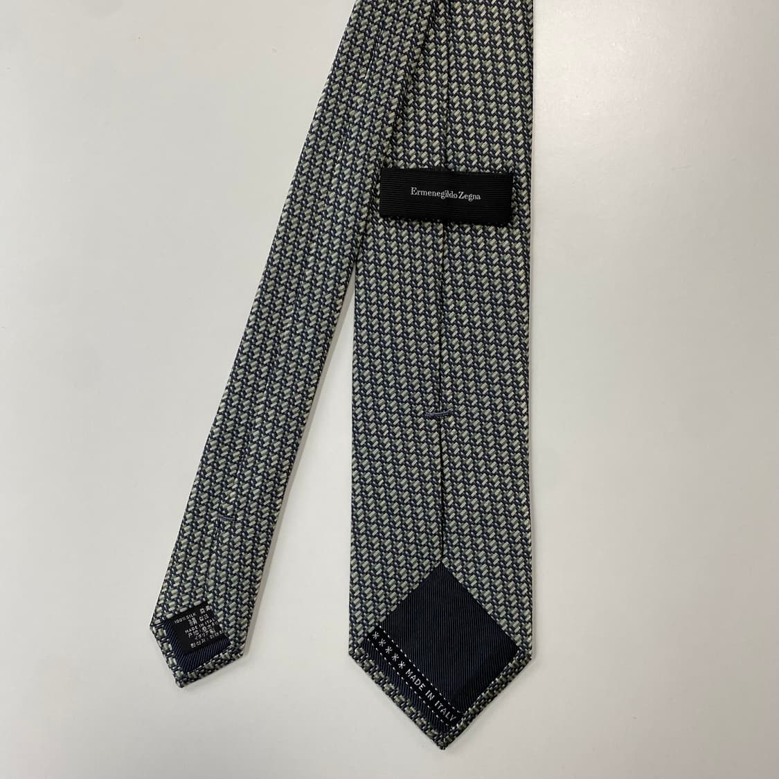 최상급 신형 에르메네질도제냐 정품 명품 넥타이7.8cm 상품이미지3