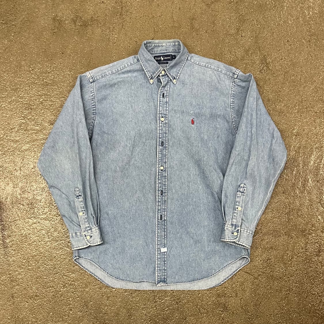 90s 폴로 데님 셔츠 (105-110) 상품이미지1