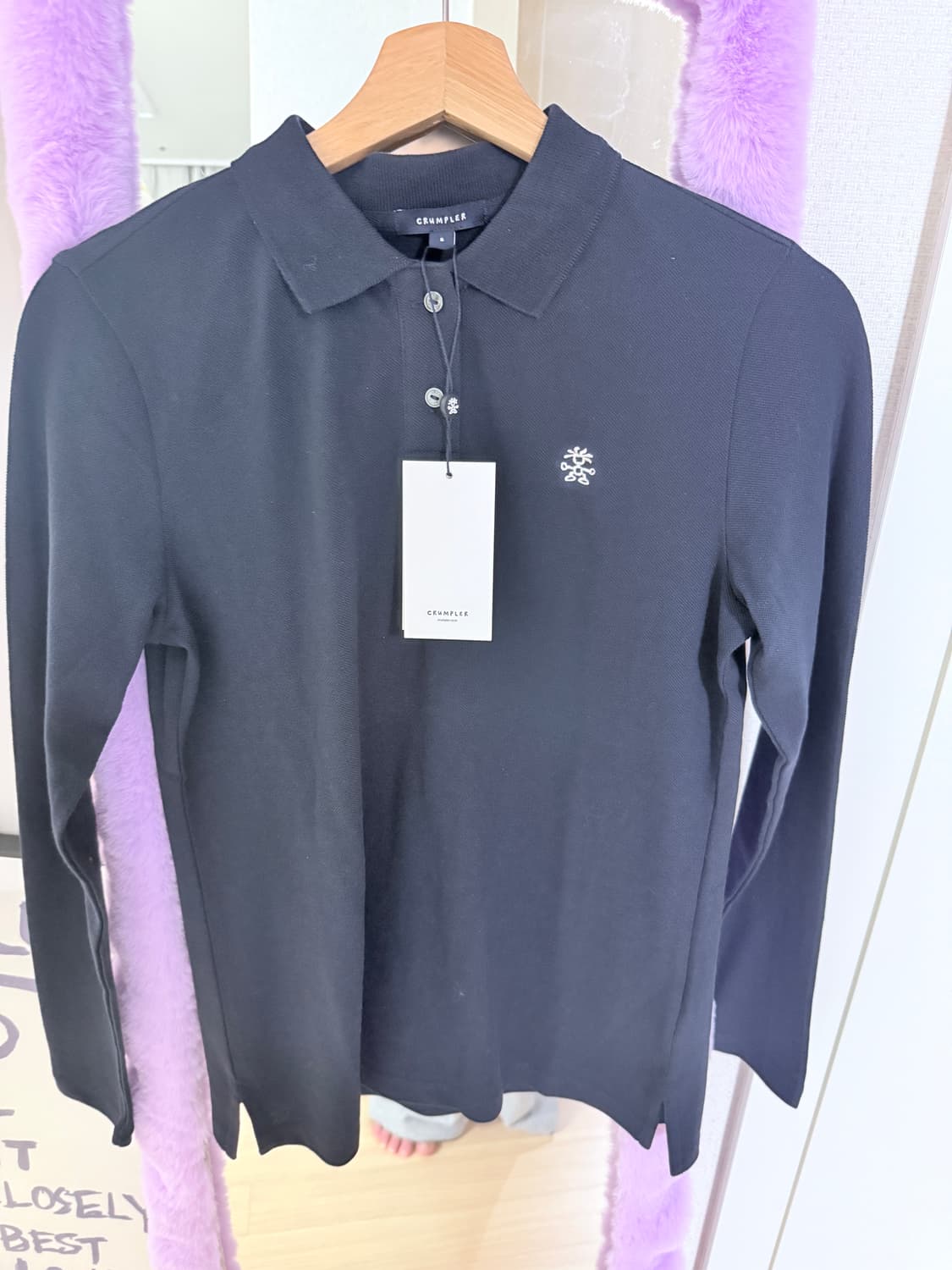 CRUMPLER 카라 니트 (네이비) 상품이미지1