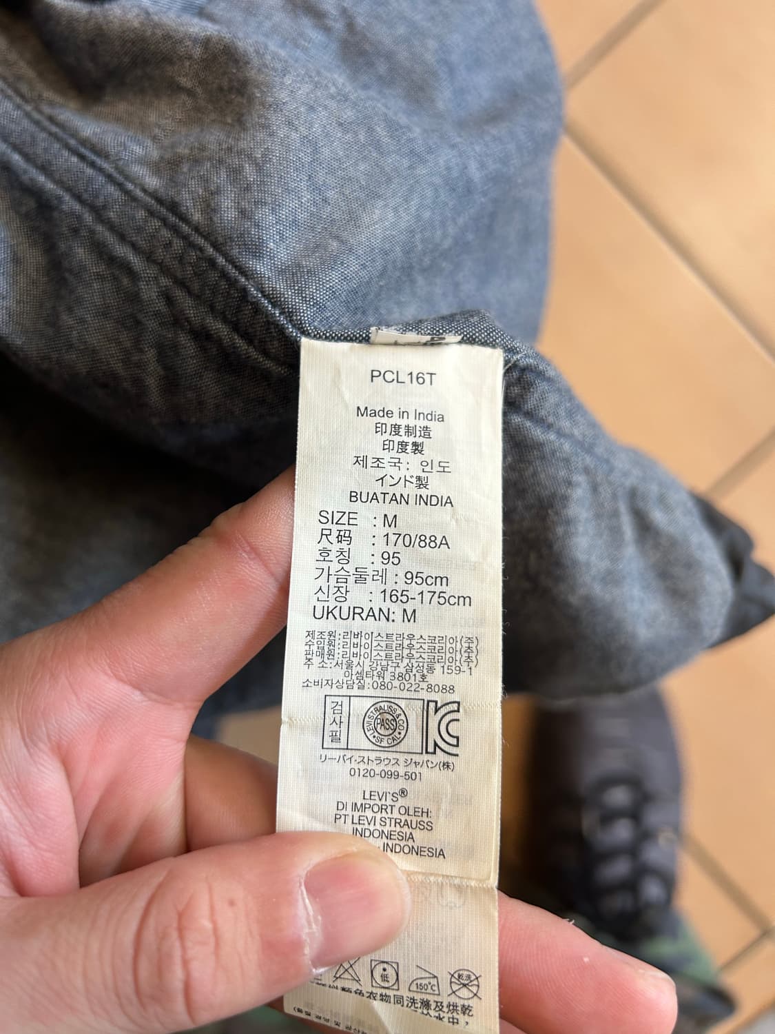 리바이스 블랙코티드자켓 상품이미지9