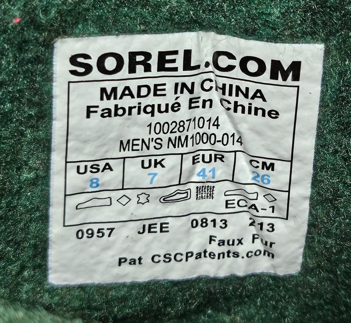 소렐 카리부 260 남성 방한화 방한부츠 스노우부츠 LB53 상품이미지8