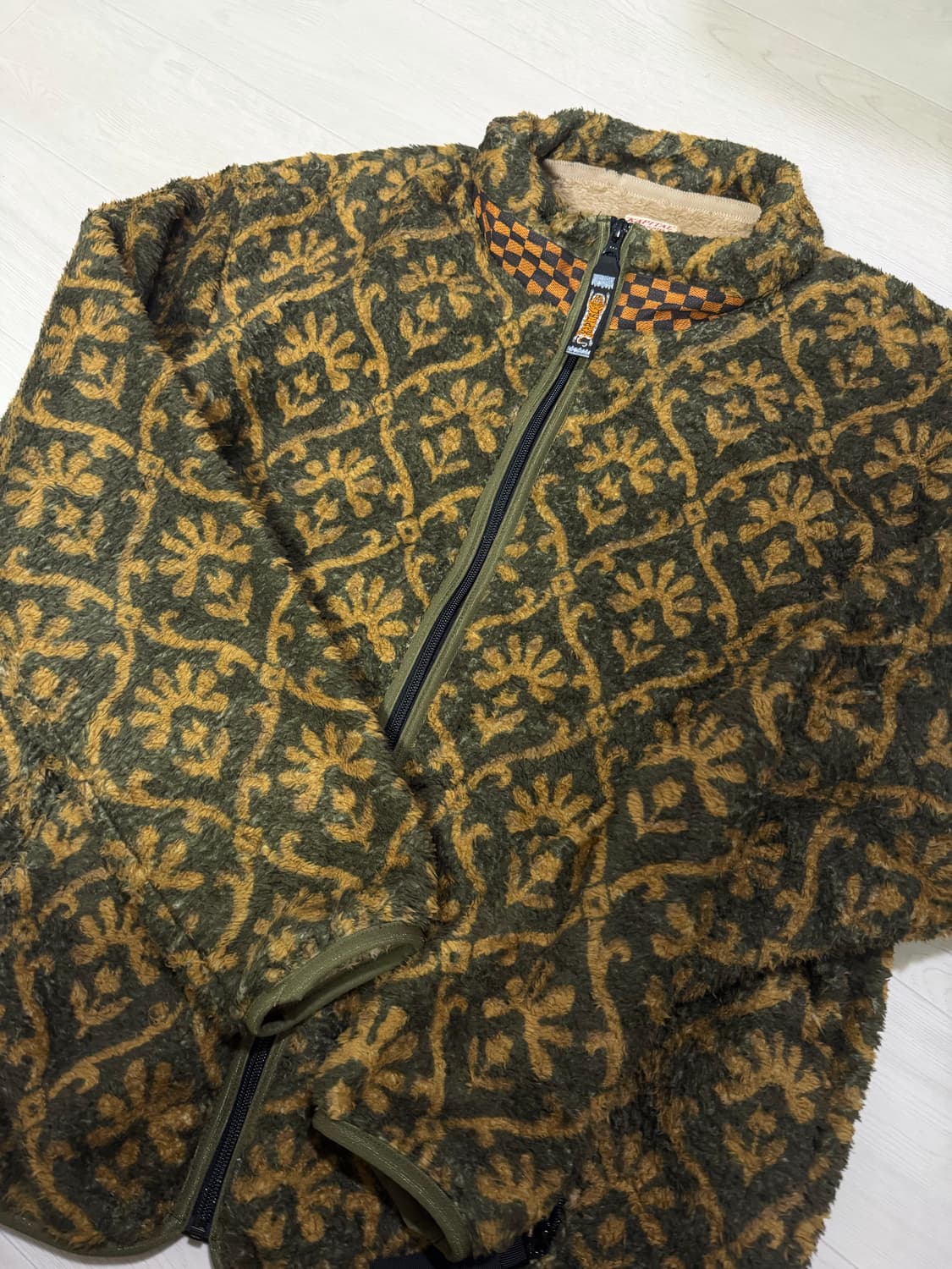 캐피탈 요세미티 플리스 집 블루종 카키 상품이미지1