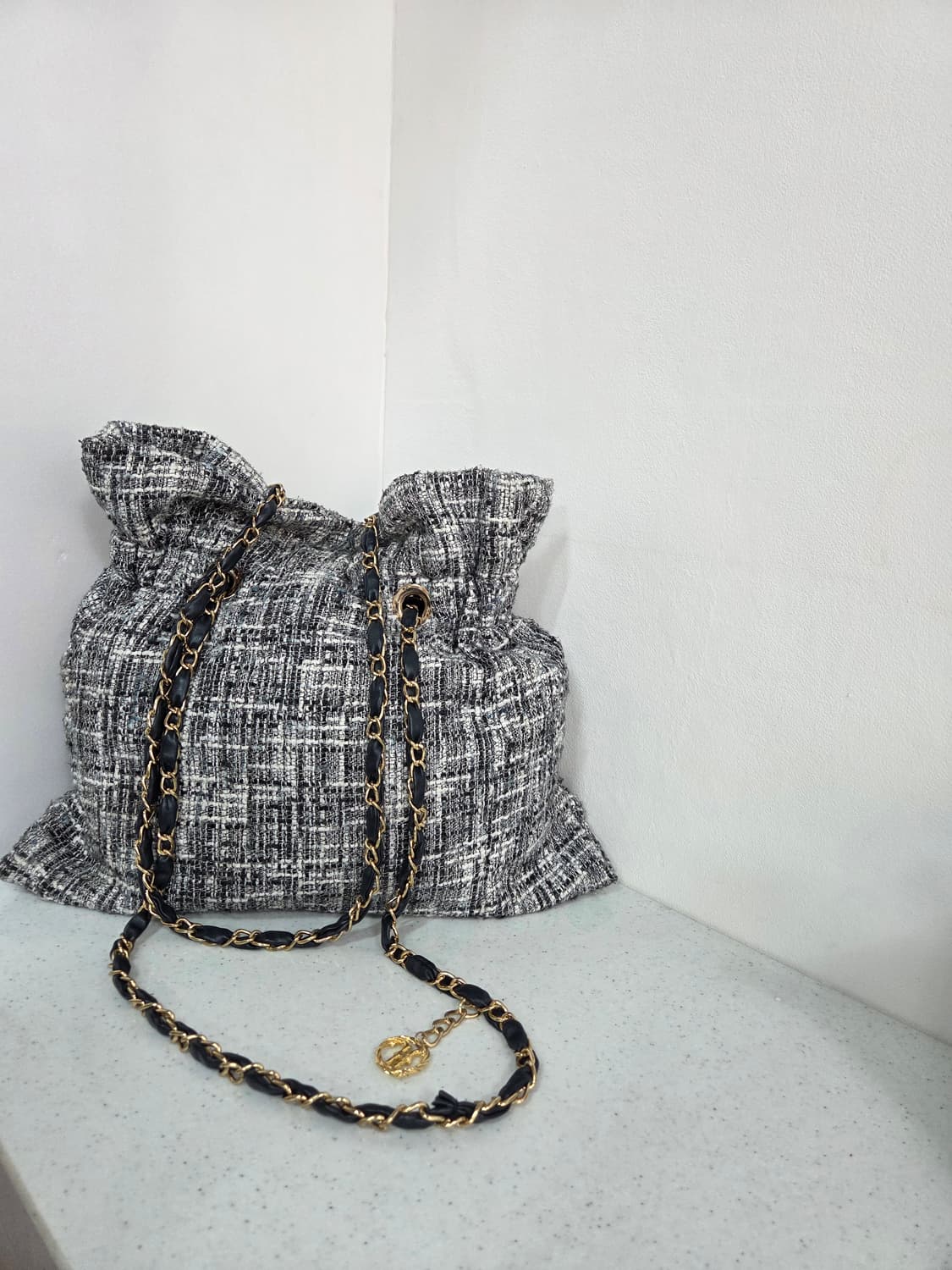 타임 트위드 숄더백 상품이미지1