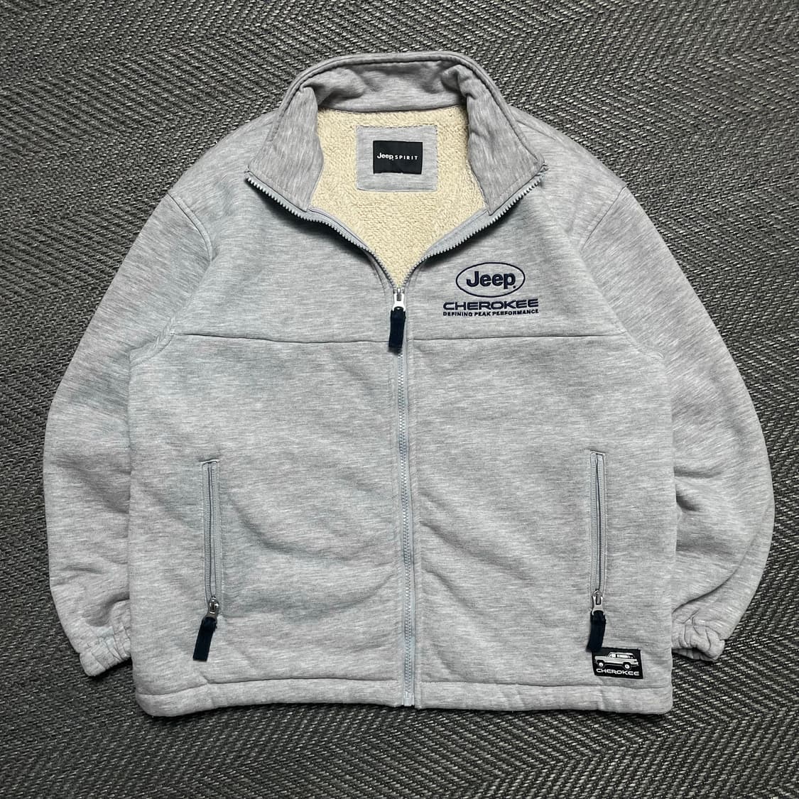 Jeep 스피릿 체로키 쉐르파 집업 자켓 그레이y 5310 상품이미지2