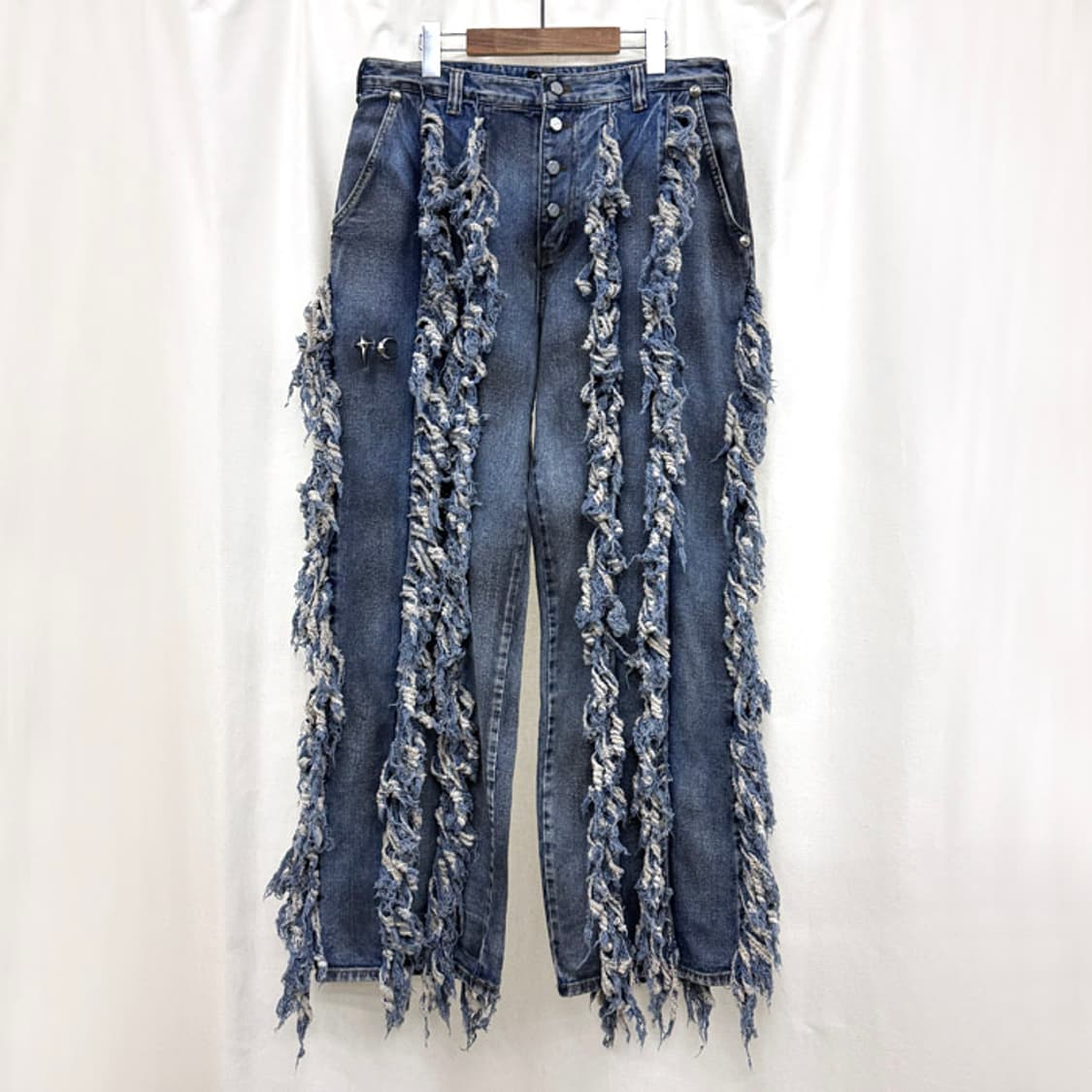 떠그클럽 25FW 엔젤스 데님 팬츠 블루 새상품 상품이미지1