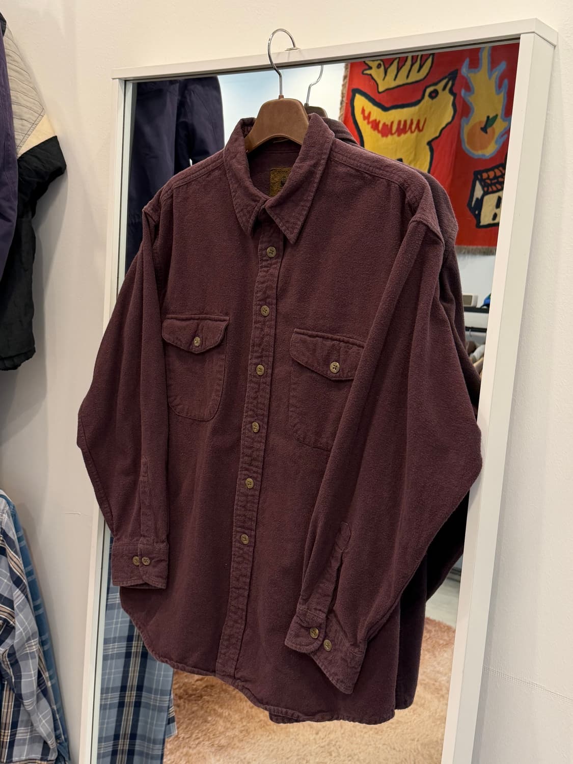 ST.John's Bay 세인트 존스 베이 빈티지 샤모아 셔츠 상품이미지1