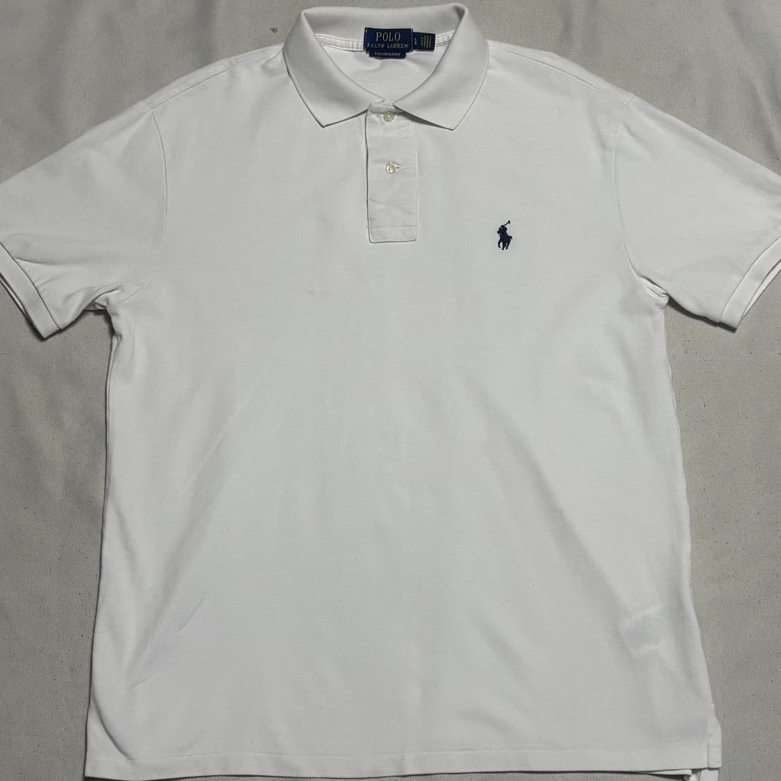 🫶🏻 폴로랄프로렌 커스텀핏 화이트 카라 반팔티셔츠 🫶🏻 상품이미지1
