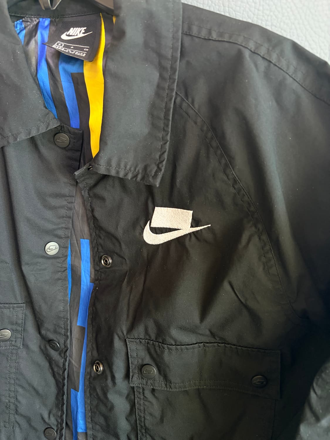 나이키 블랙 바람막이 코치자켓 상품이미지5