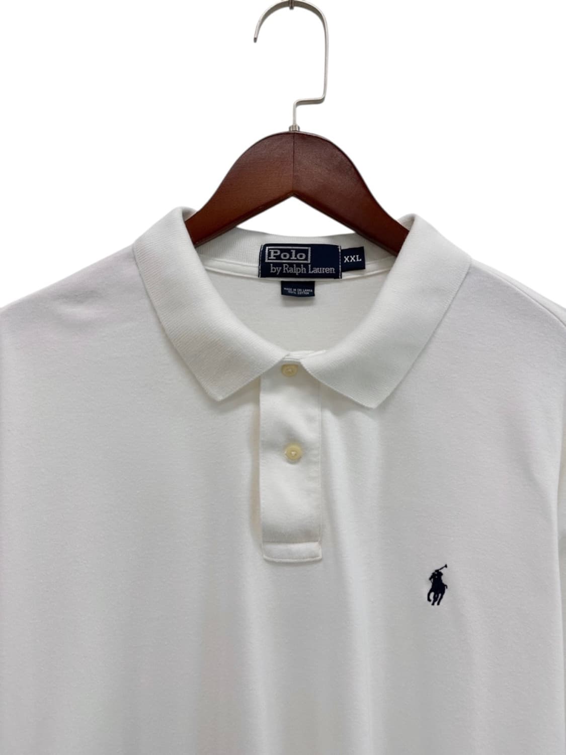 00s 폴로 반팔 피케티 화이트 (2XL) 상품이미지2