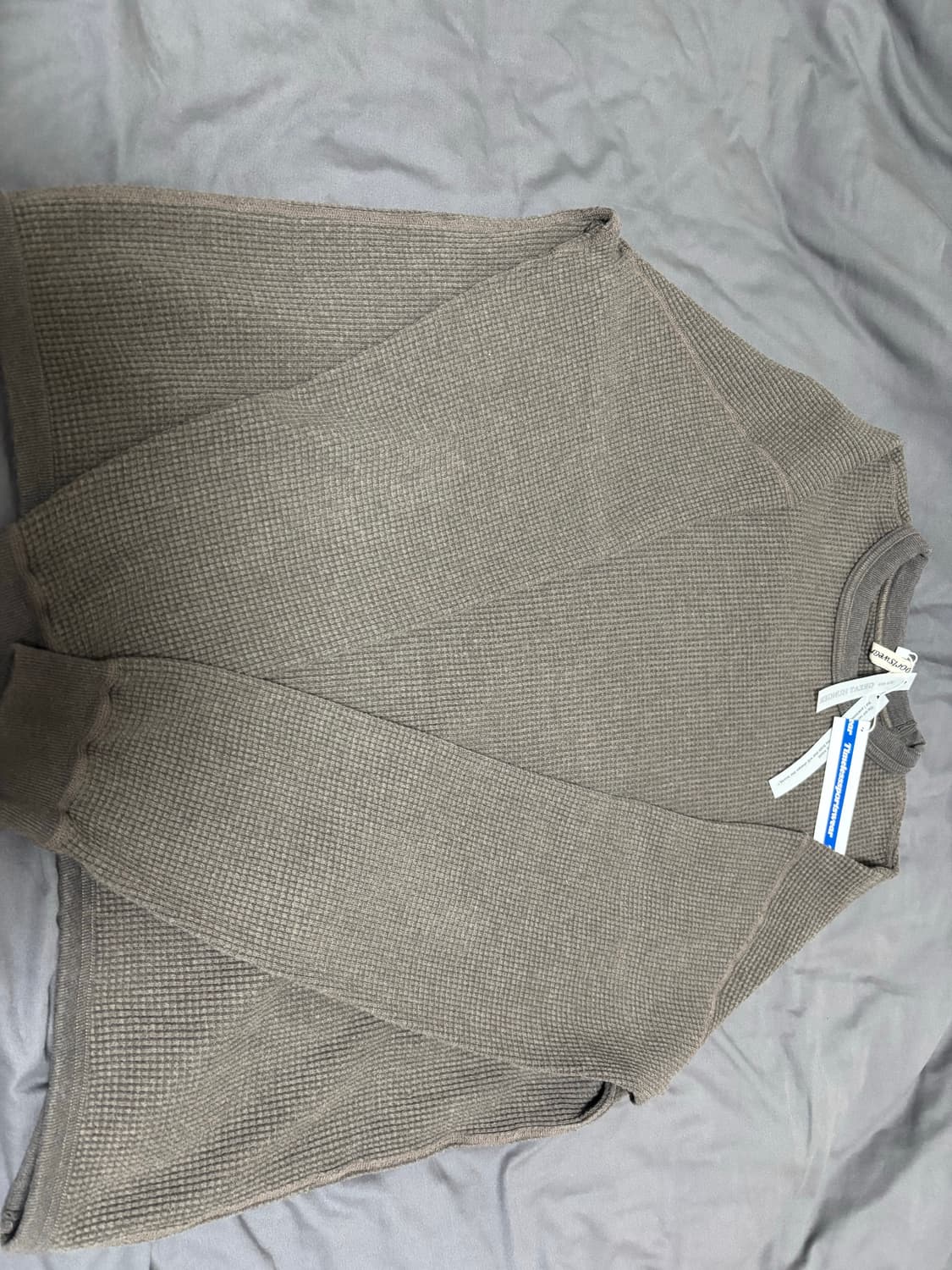 [ 3 ] 타임리스스포츠웨어 헤비 써멀 브라운 와플티 상품이미지4