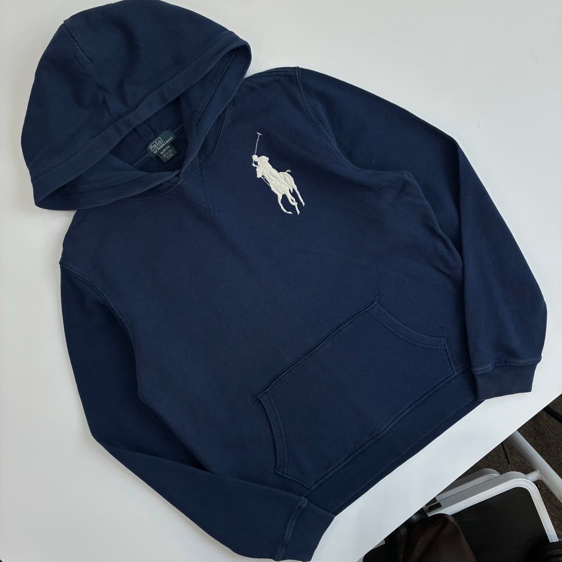 Polo  폴로 랄프로렌 빅포니 코튼 네이비 후드티  상품이미지2