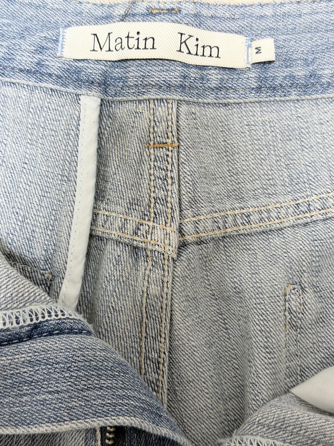 [Matin Kim] 워싱 부츠컷 청바지 상품이미지3