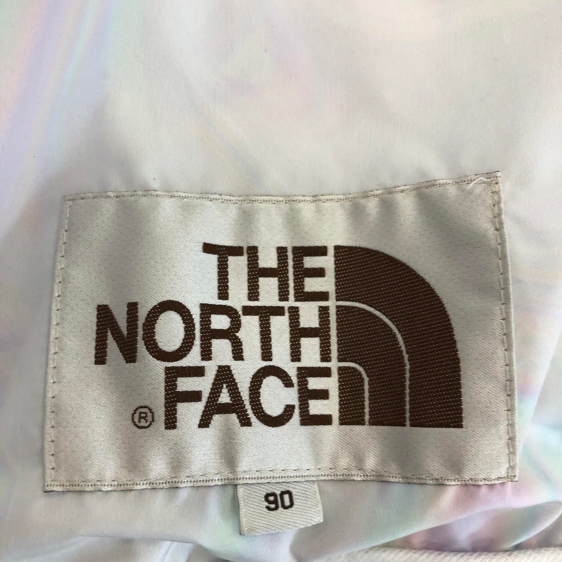 노스페이스 화이트라벨 홀로그램 경량자켓 90 상품이미지5