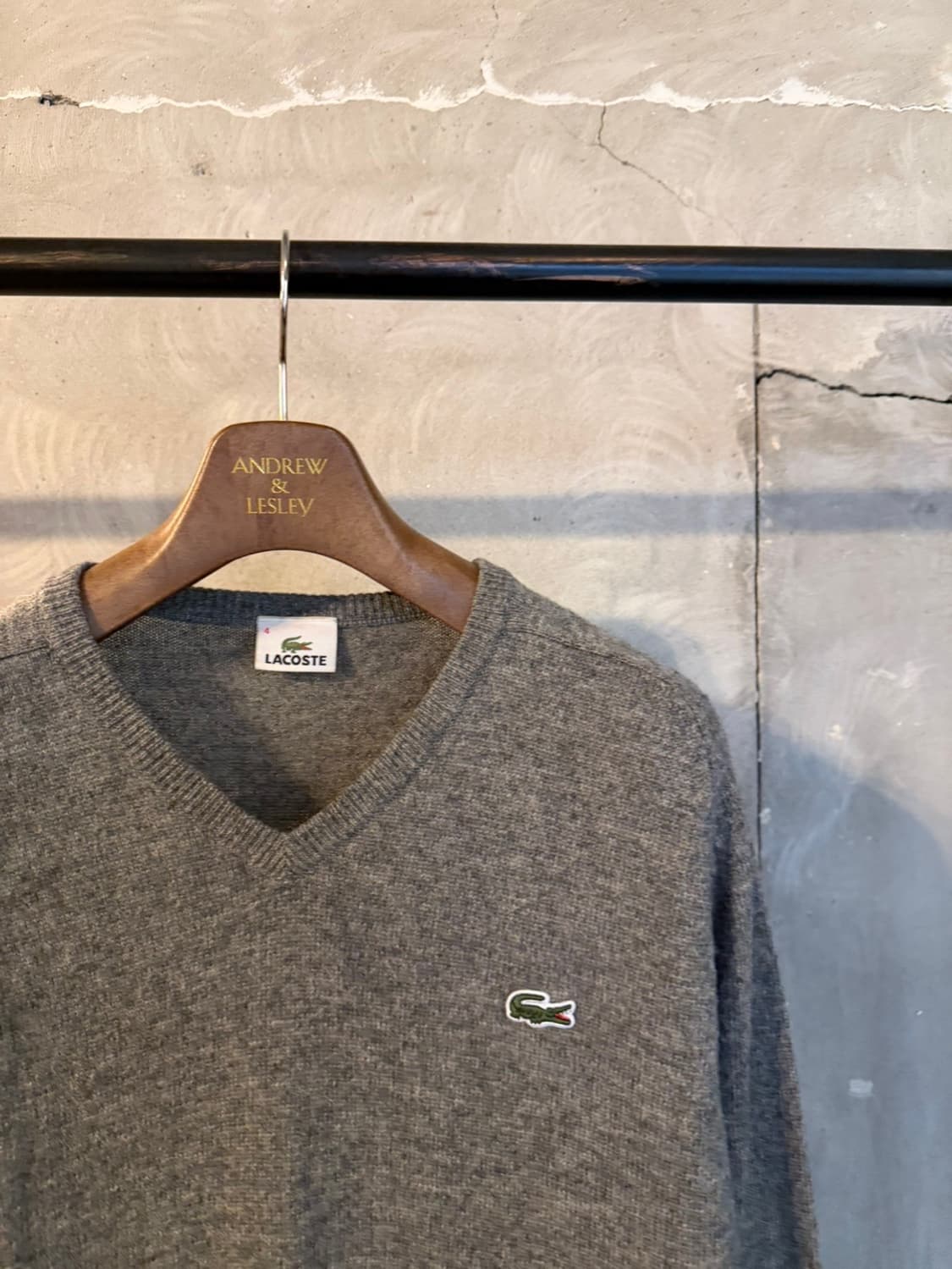 라코스테 브이넥 니트 100~105 상품이미지4