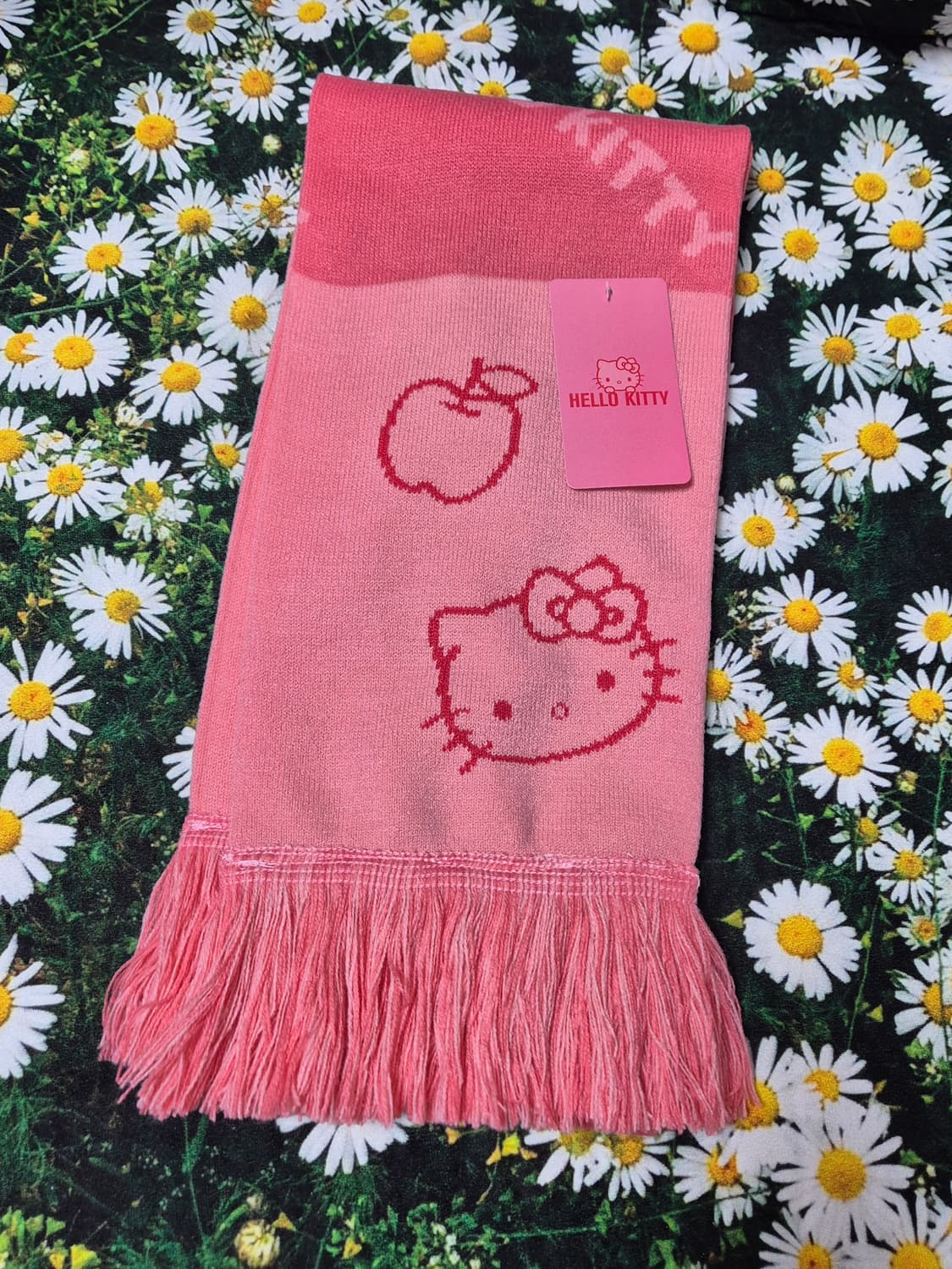 Hello kitty 헬로키티 핑크 머플러 목돌이 새상품 상품이미지2