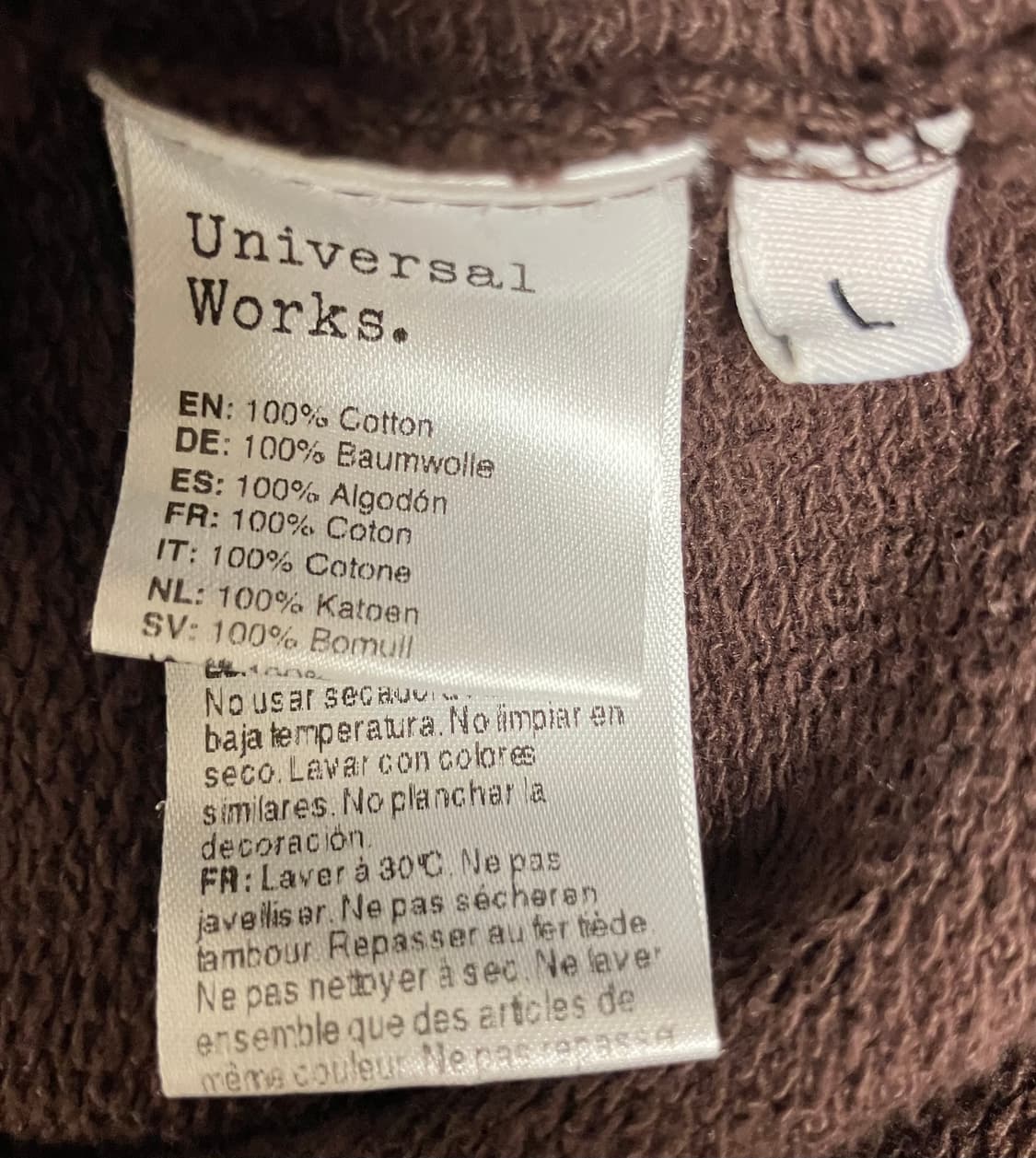 [Universal Works] 드라이핸들 루프백 클래식 크루 스웨트셔츠 상품이미지7