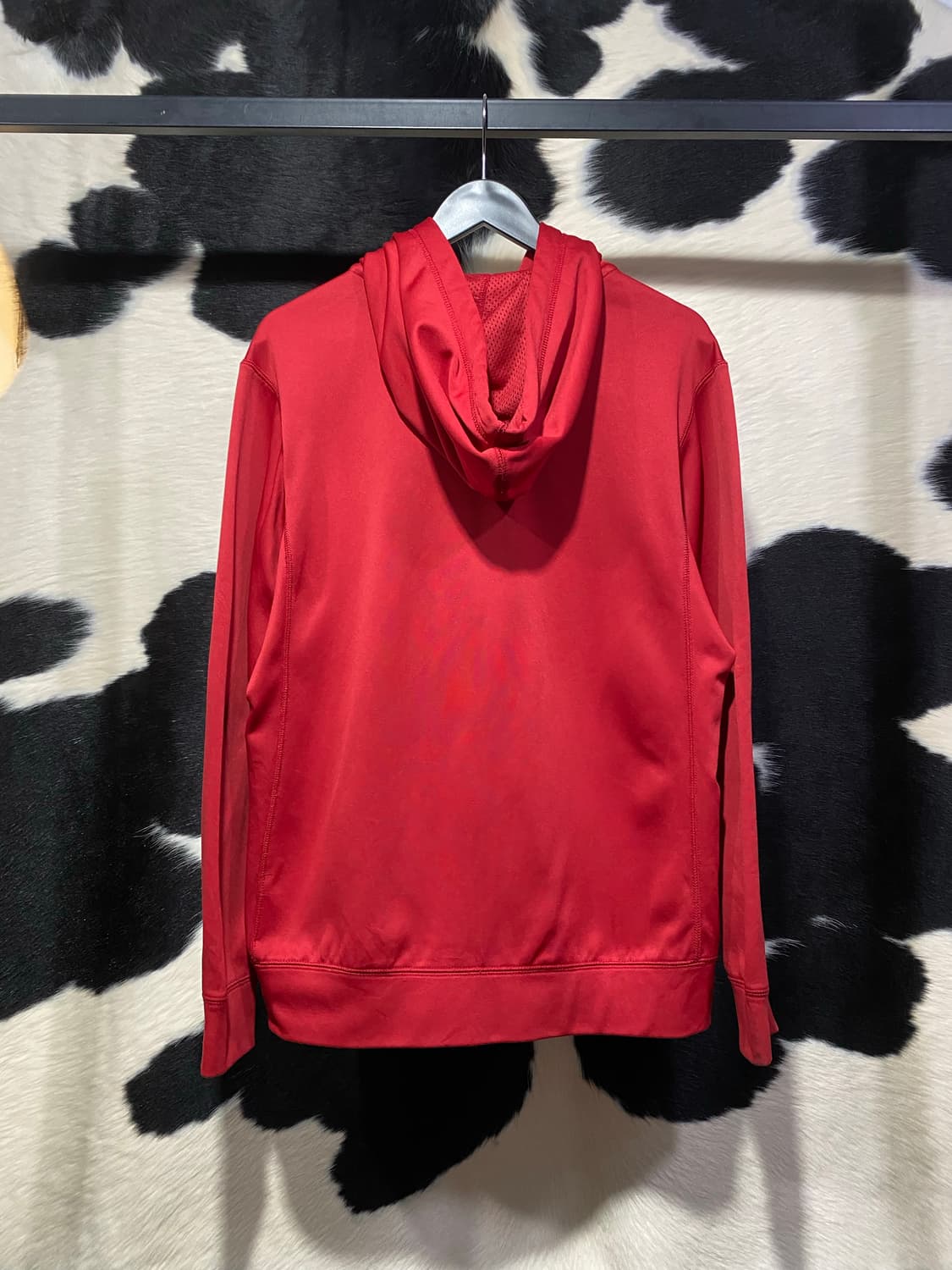 Nike therma-fit 로고 자수 레드 후드집업 상품이미지5