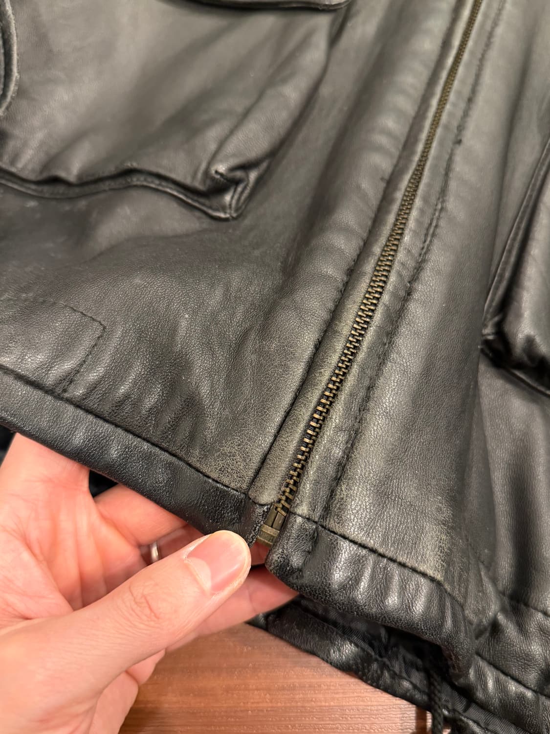 Paul Smith 폴스미스 램스킨 레더 자켓 상품이미지9